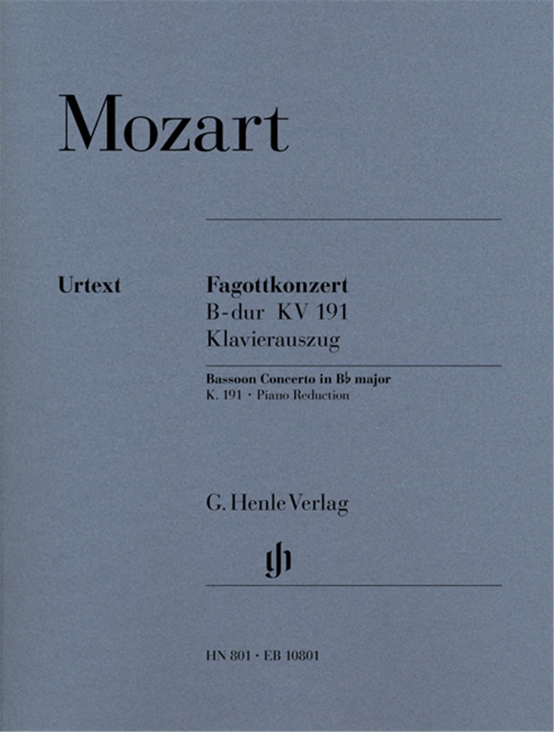 Fagottkonzert B-Dur Kv 191
